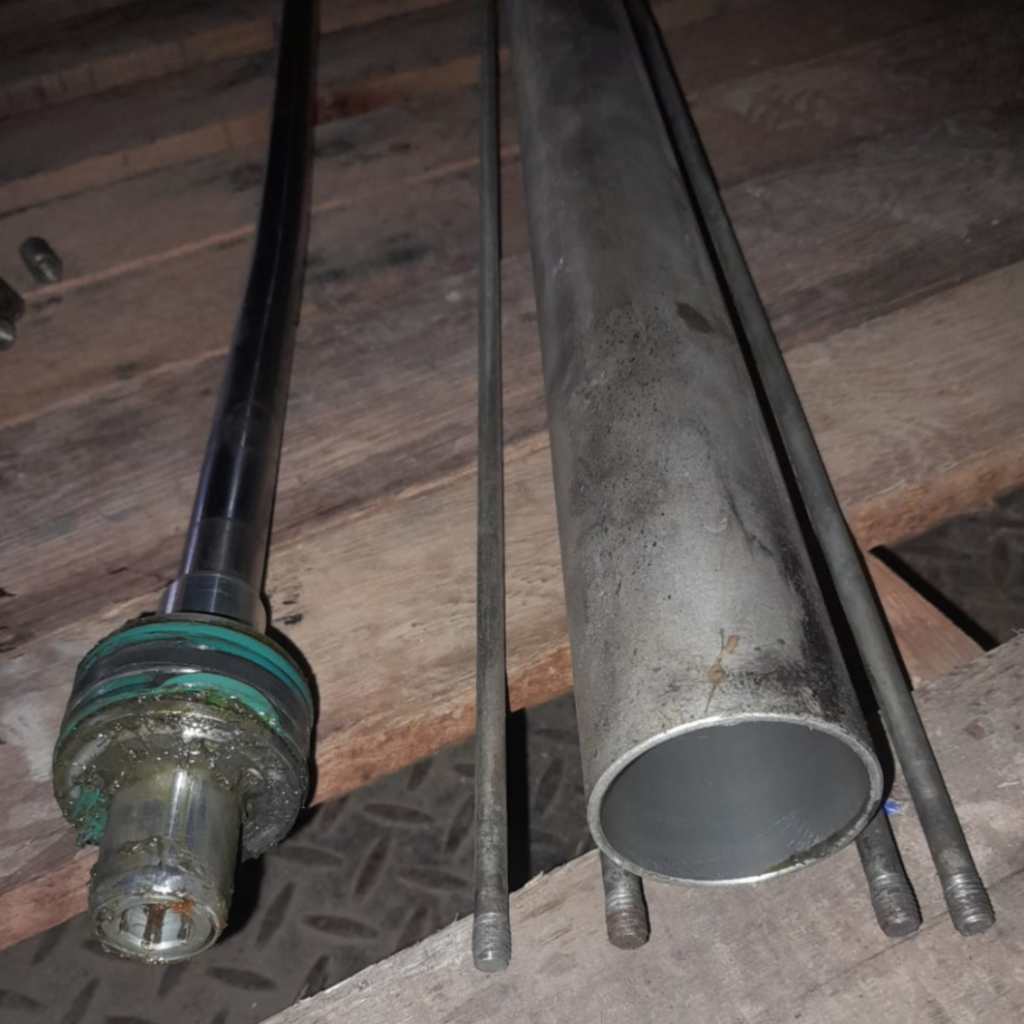 cilindro pneumatico aberto